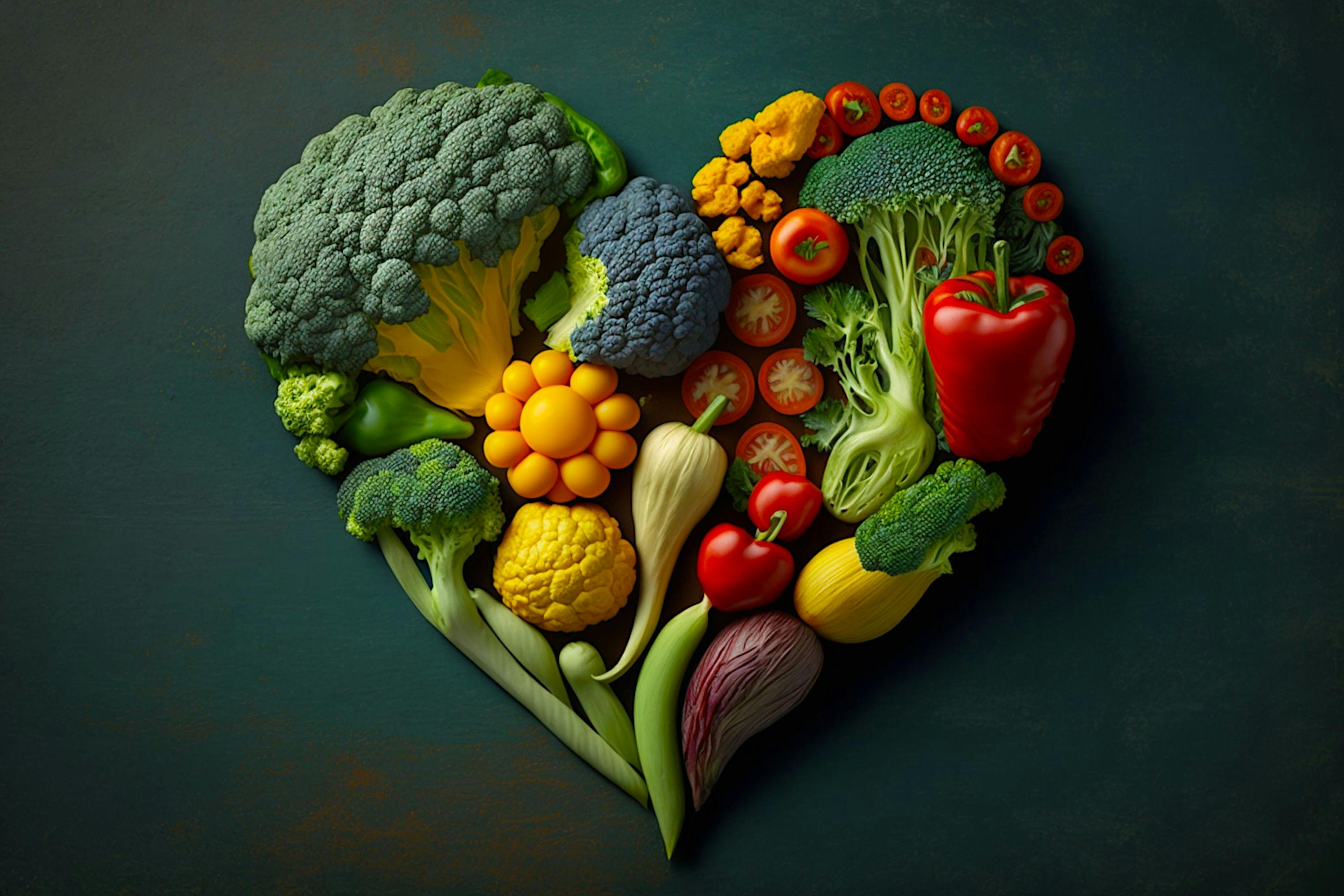 Heart made of vegetables | Image Credit: PaulSat - stock.adobe.com
